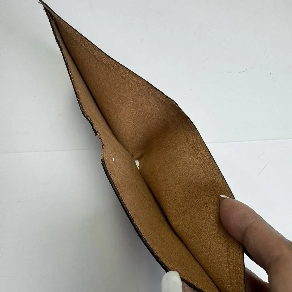 Unbranded Joker Brown Leather Bi-Fold Wallet